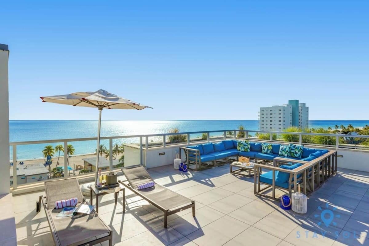 Rooftop Pool & Hot Tub - Gym - Hollywood Beach المظهر الخارجي الصورة
