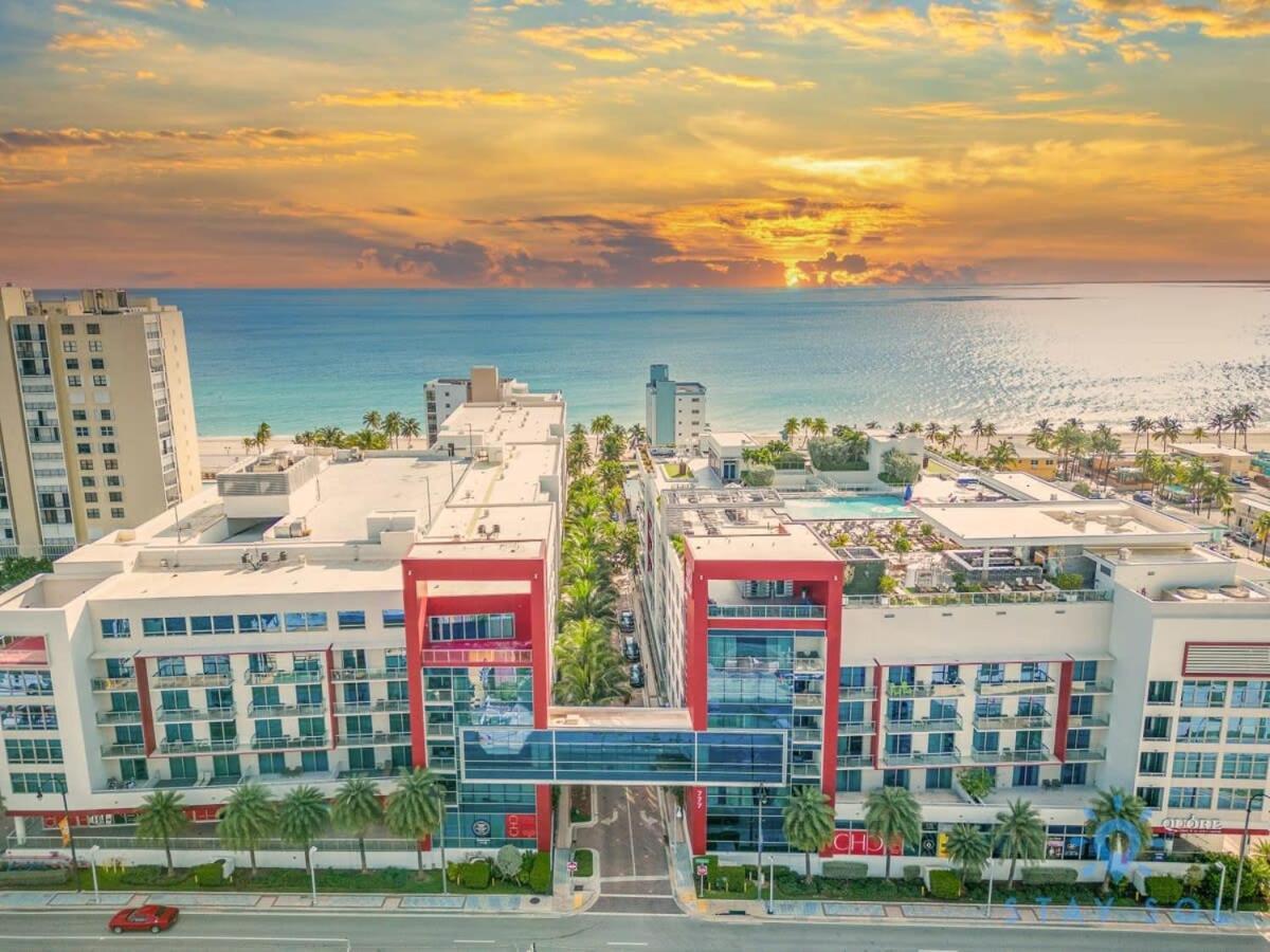 Rooftop Pool & Hot Tub - Gym - Hollywood Beach المظهر الخارجي الصورة