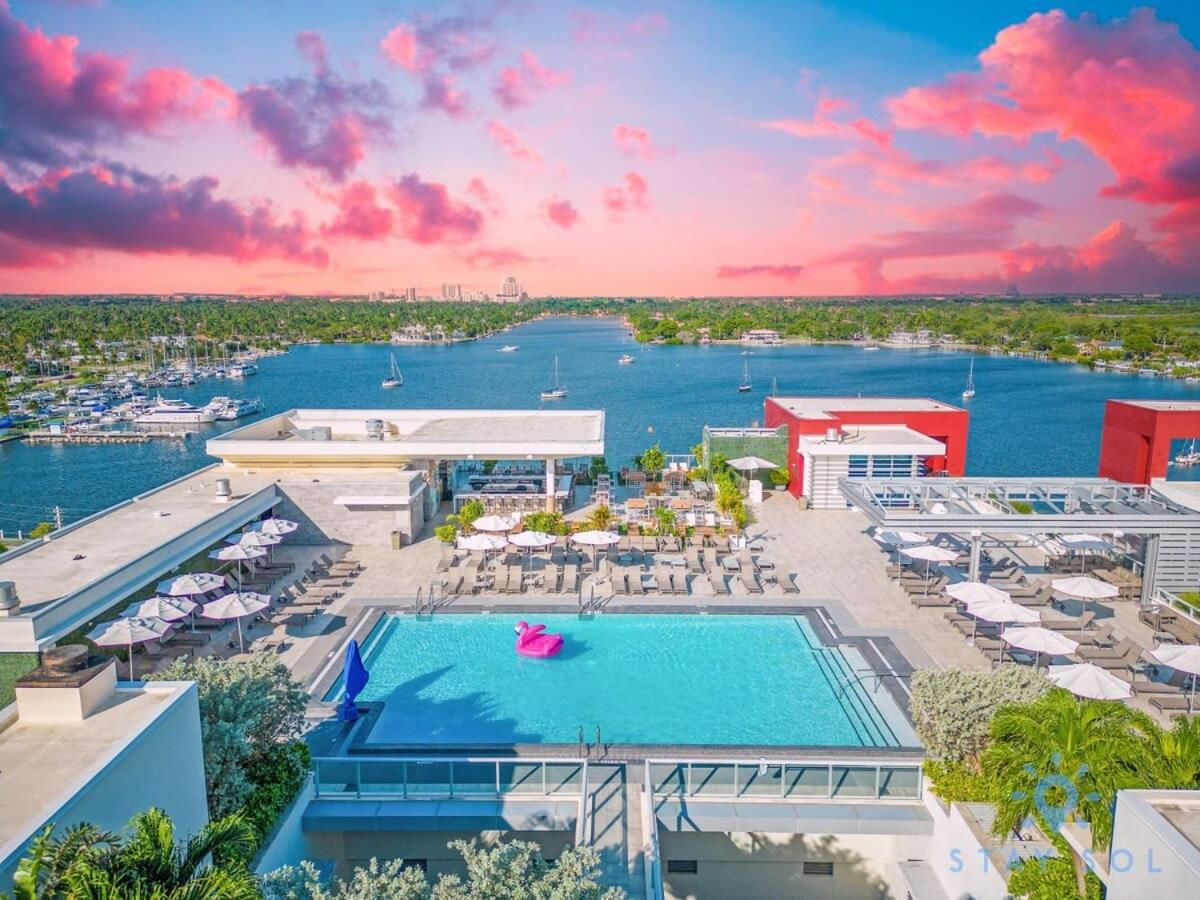 Rooftop Pool & Hot Tub - Gym - Hollywood Beach المظهر الخارجي الصورة