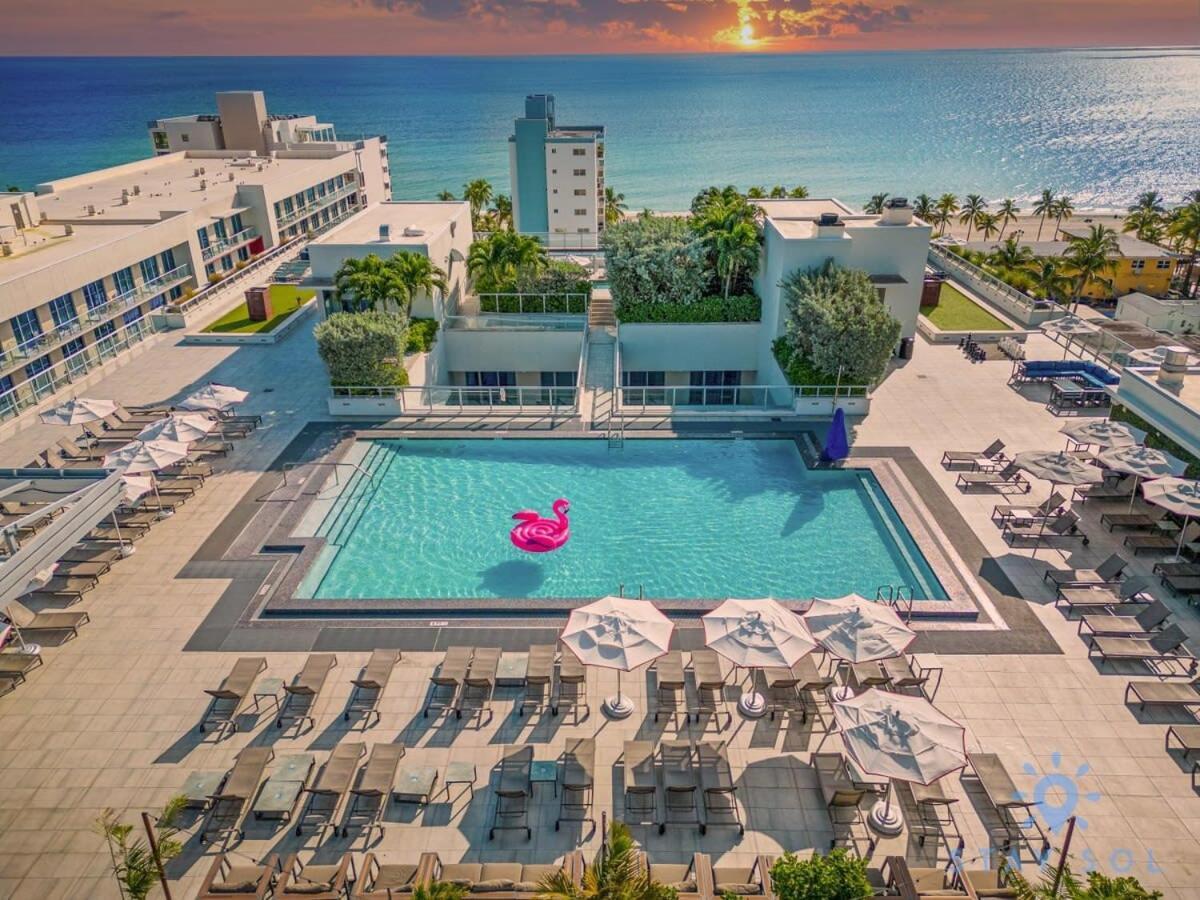 Rooftop Pool & Hot Tub - Gym - Hollywood Beach المظهر الخارجي الصورة
