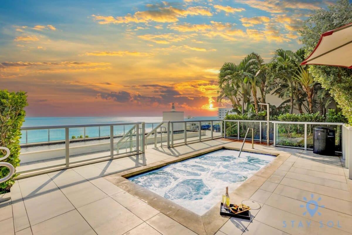 Rooftop Pool & Hot Tub - Gym - Hollywood Beach المظهر الخارجي الصورة