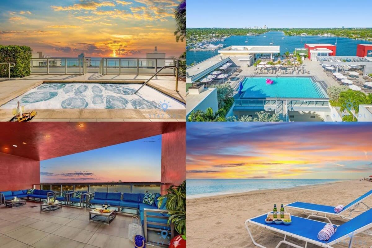 Rooftop Pool & Hot Tub - Gym - Hollywood Beach المظهر الخارجي الصورة